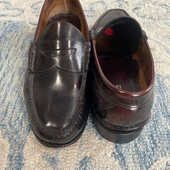 Johnston & Murphy Men\'s Hayes Penny Burgundy  Shoes  Size 11 main image 8